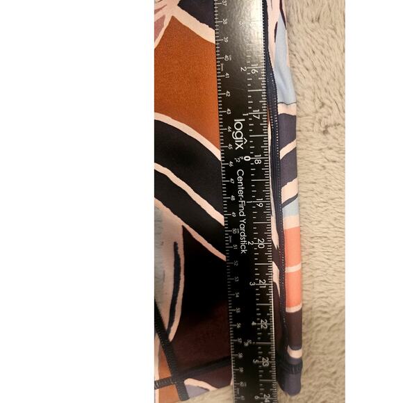 Sweaty Betty Super Sculpt Leggings 7/8th Length, 24 in Waist, Floral Sz M - Picture 6 of 8